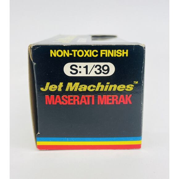 Shinsei Jet Machines Maserati Merak SS Blue 1:39 Diecast 4410 New - Picture 8 of 10